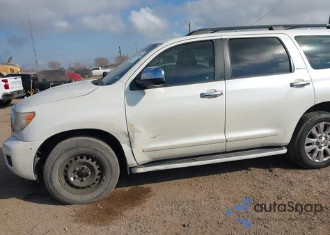 2012 Toyota Sequoia Platinum 5.7L V8 from USA, damaged, VIN 5TDDW5G16CS059602